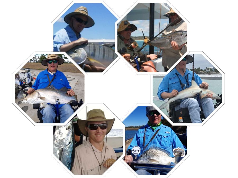 Fishing with Reel Keen powerchair fishing